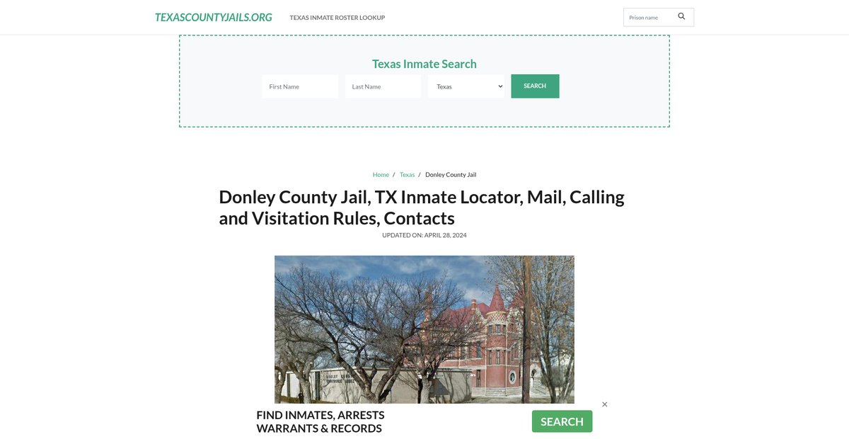 Preview of texascountyjails.org