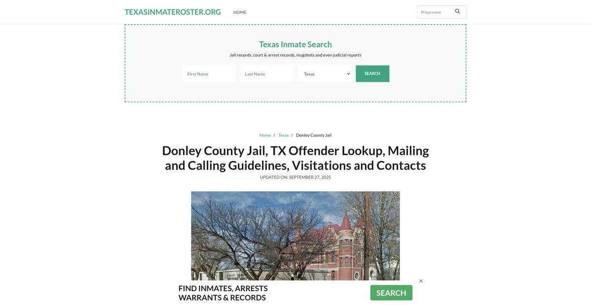 Preview of texasinmateroster.org