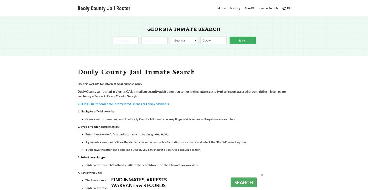 Preview of doolycountyjail.org