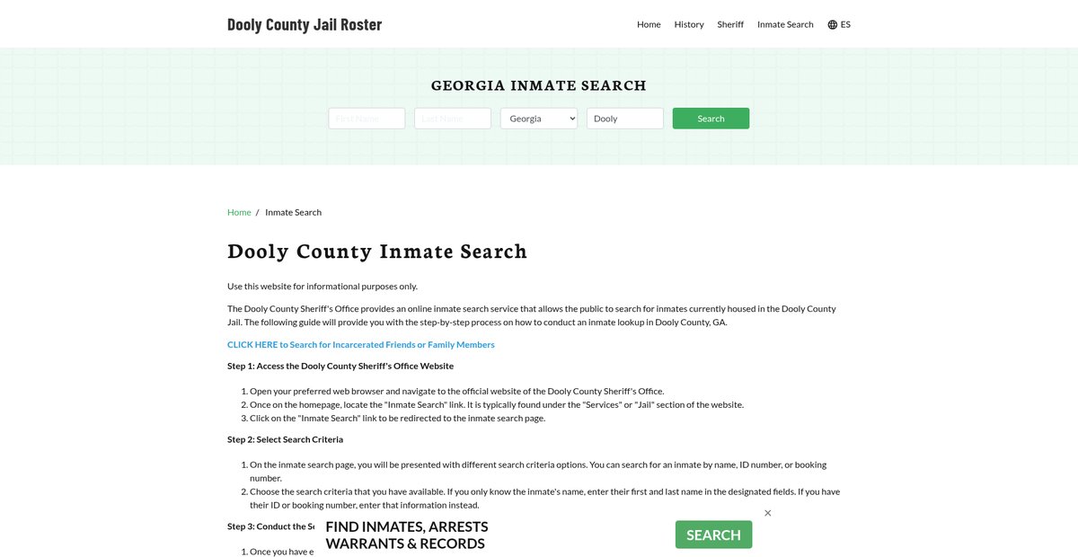Preview of doolycountyjail.org