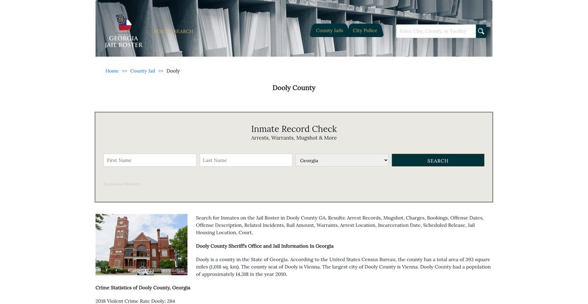 Preview of georgiajailroster.com