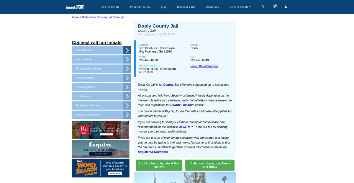 Preview of inmateaid.com