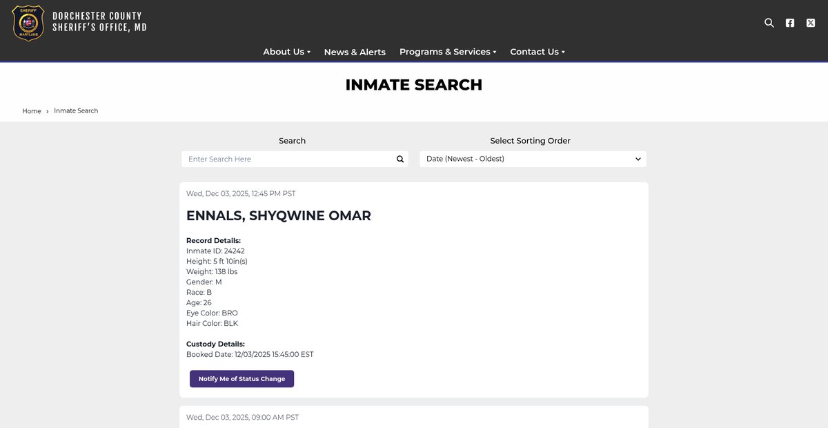 Preview of docosheriff.com