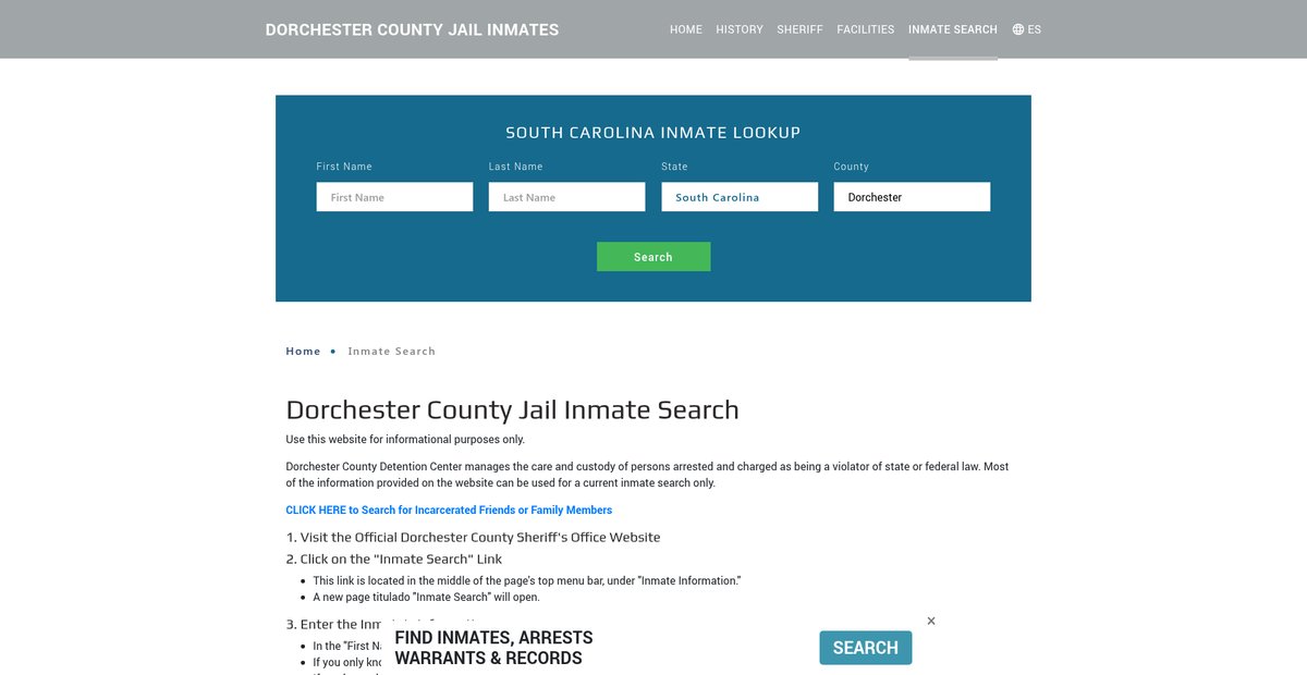 Preview of dorchesterjailroster.org