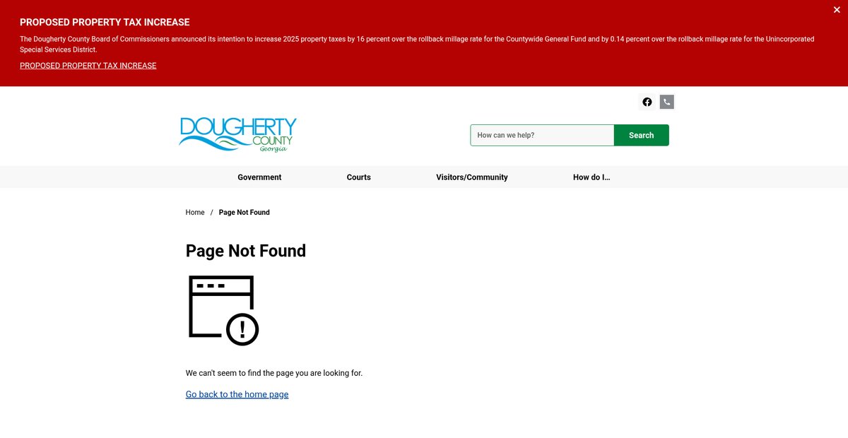 Preview of dougherty.ga.us
