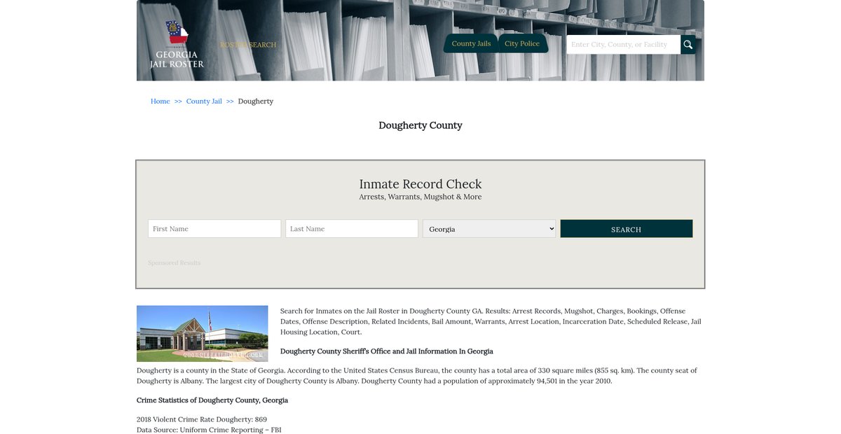 Preview of georgiajailroster.com