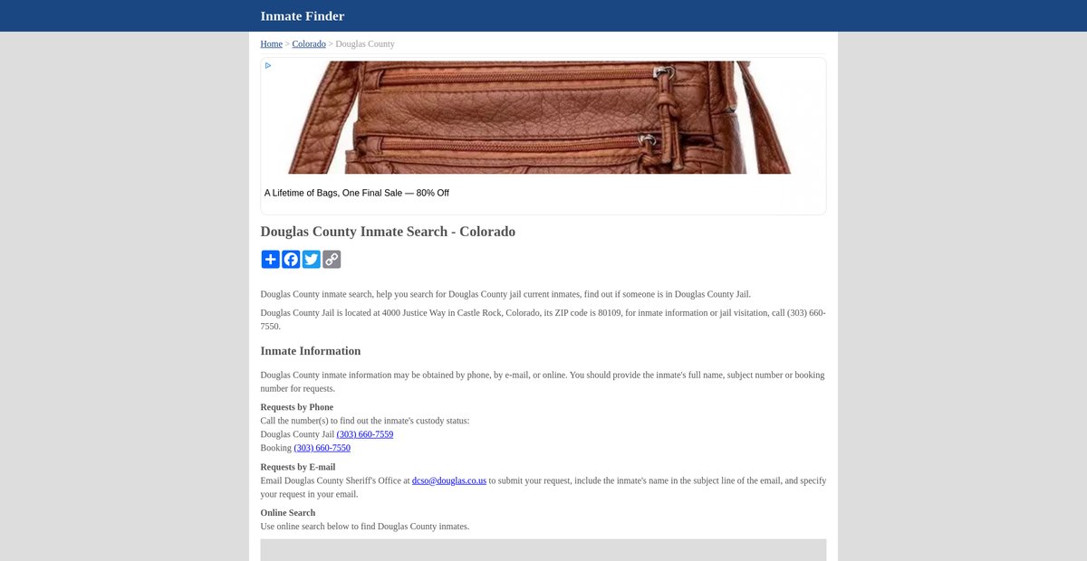 Preview of inmatefinder.org
