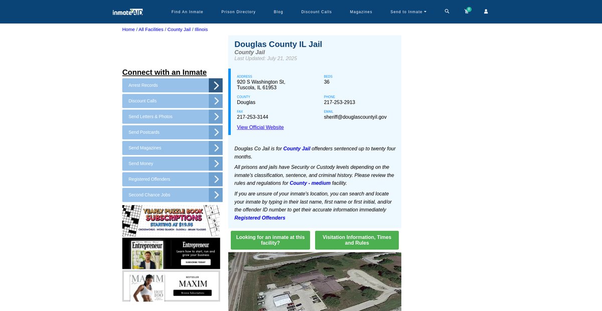 Preview of inmateaid.com