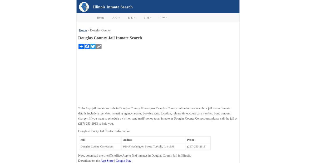 Preview of inmatesearchil.org