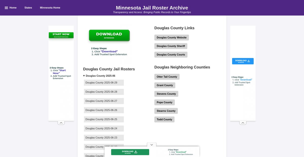 Preview of jailrosters.org