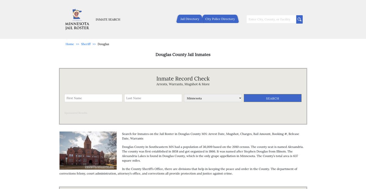 Preview of minnesotajailroster.com