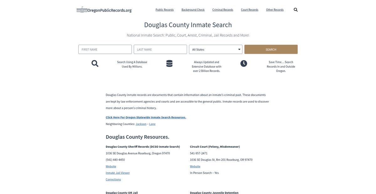 Preview of oregonpublicrecords.org