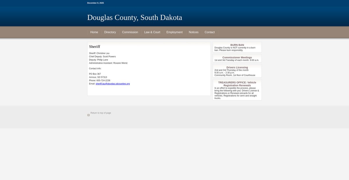 Preview of douglas.sdcounties.org