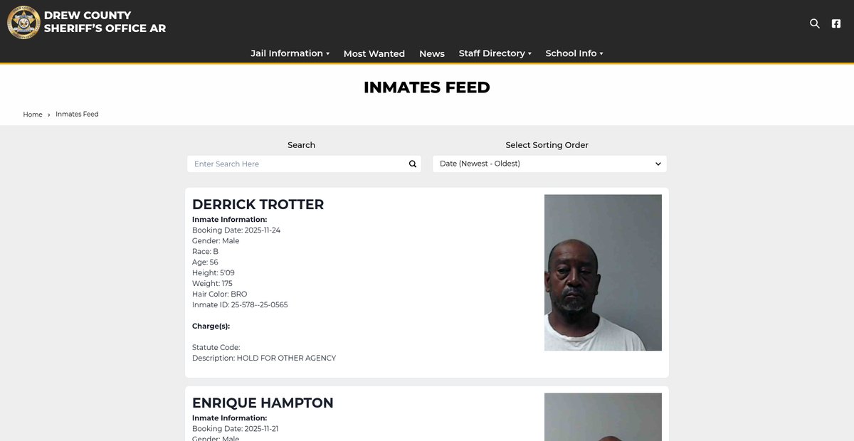 Preview of drewcountysheriff.com