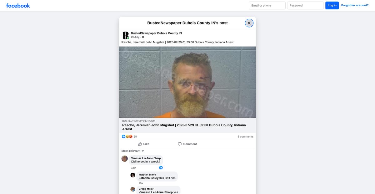 Preview of facebook.com