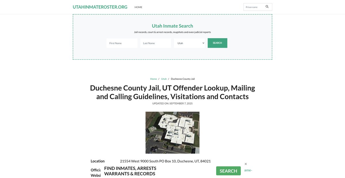 Preview of utahinmateroster.org