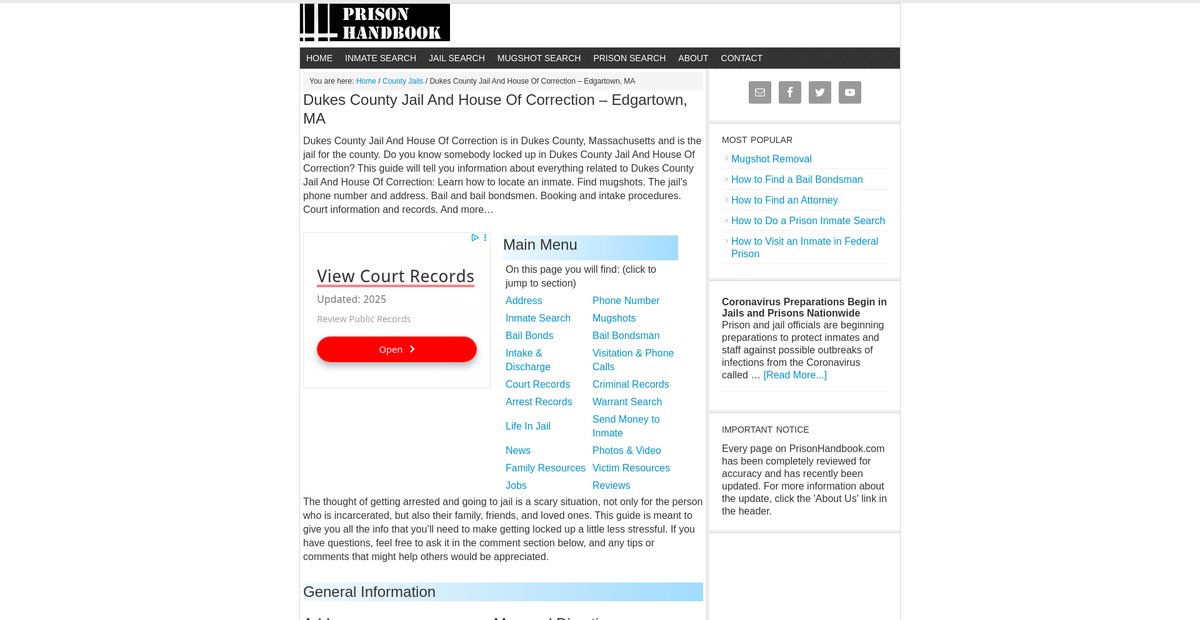 Preview of prisonhandbook.com