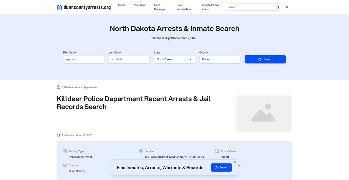 Preview of dunncountyarrests.org