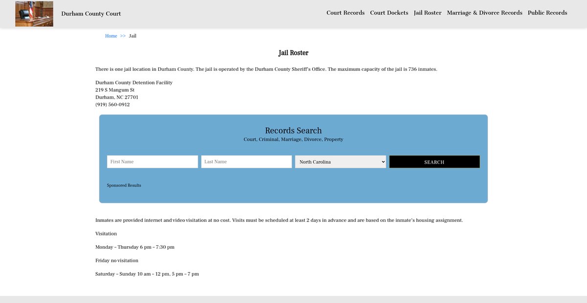 Preview of durhamcountycourt.org