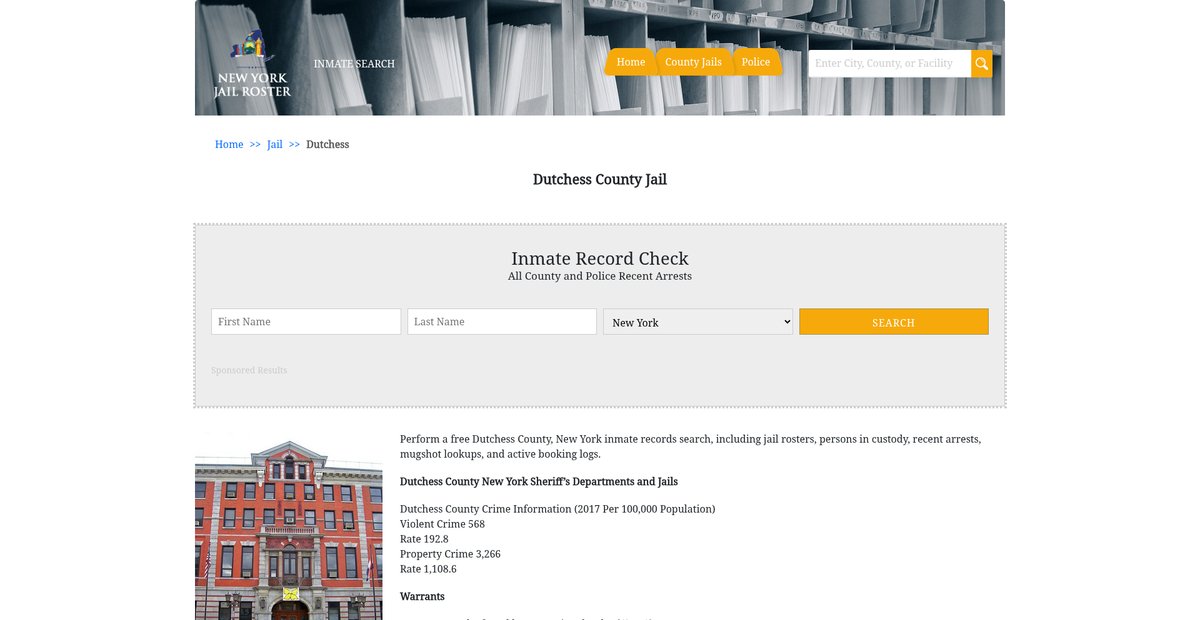 Preview of newyorkjailroster.com