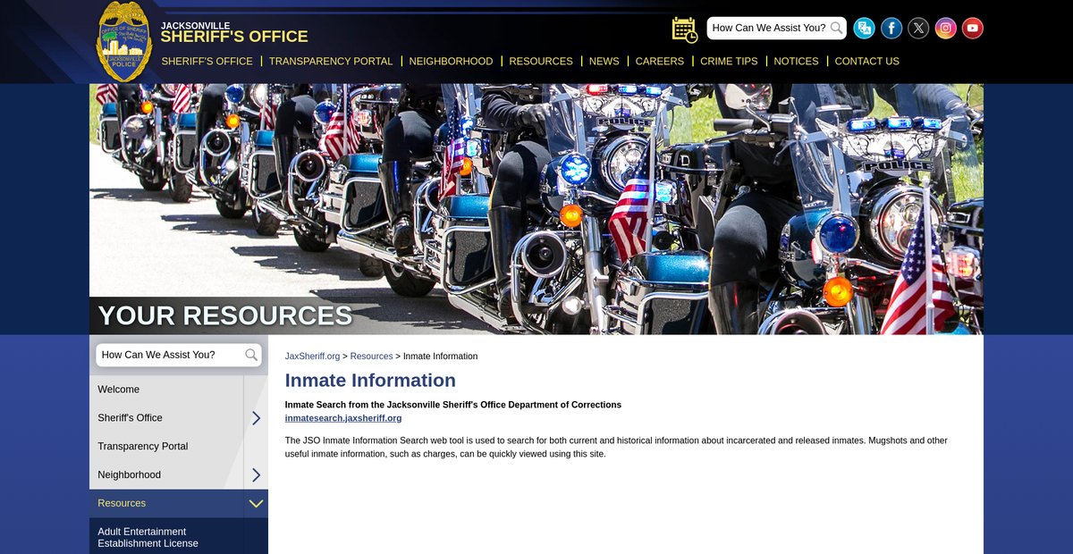 Preview of jaxsheriff.org