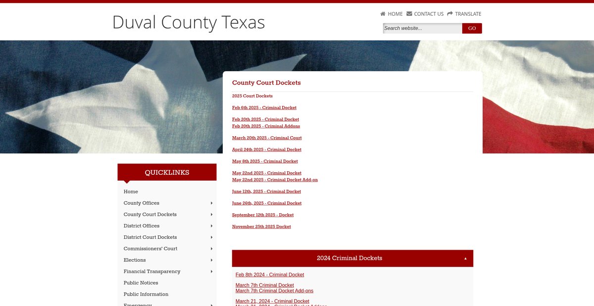 Preview of co.duval.tx.us