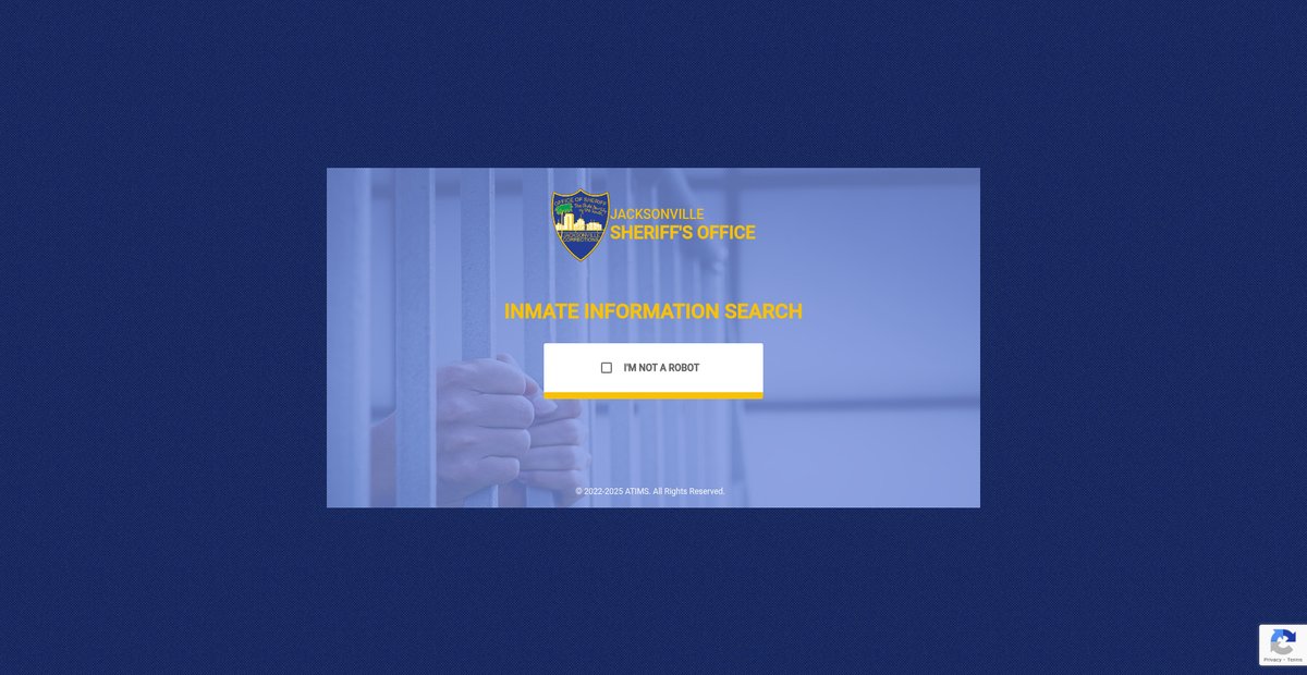 Preview of inmatesearch.jaxsheriff.org