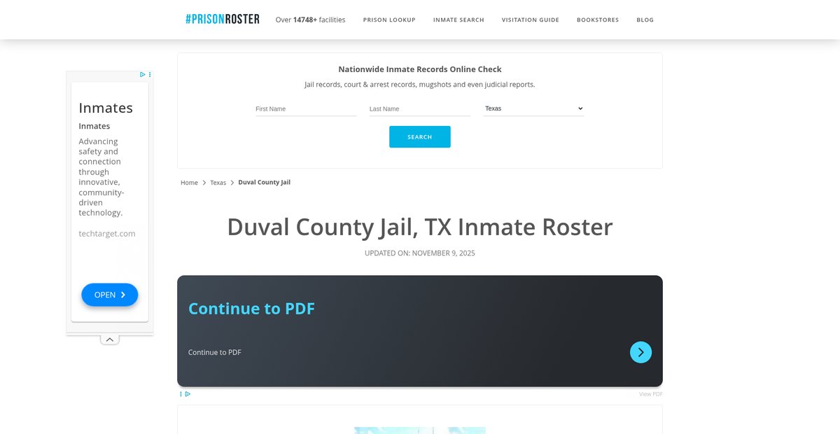 Preview of prisonroster.com