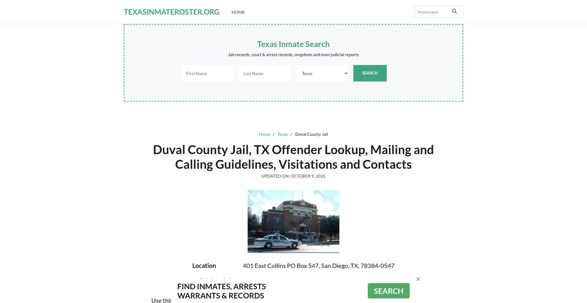 Preview of texasinmateroster.org