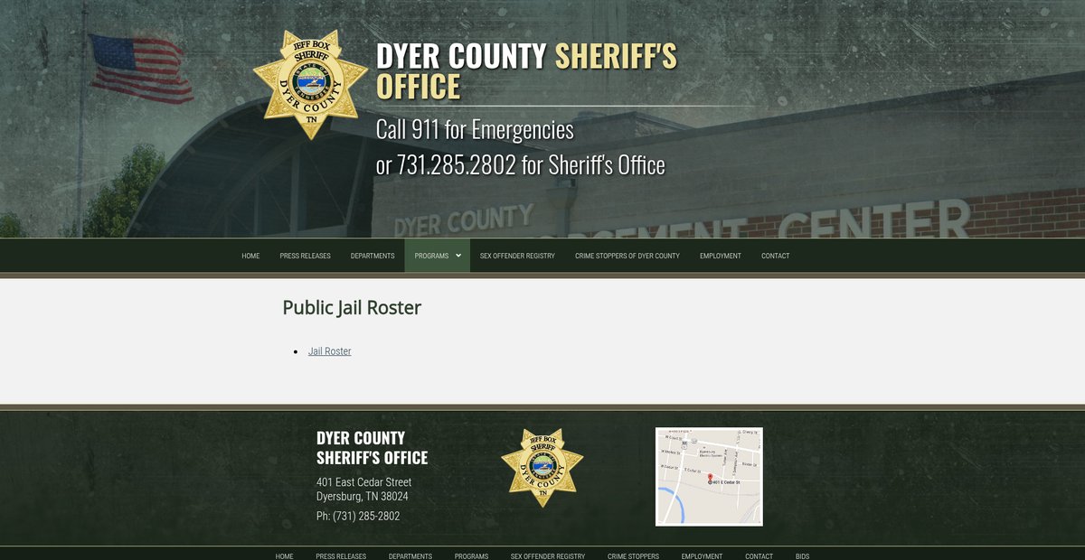Preview of dyercountysheriff.com
