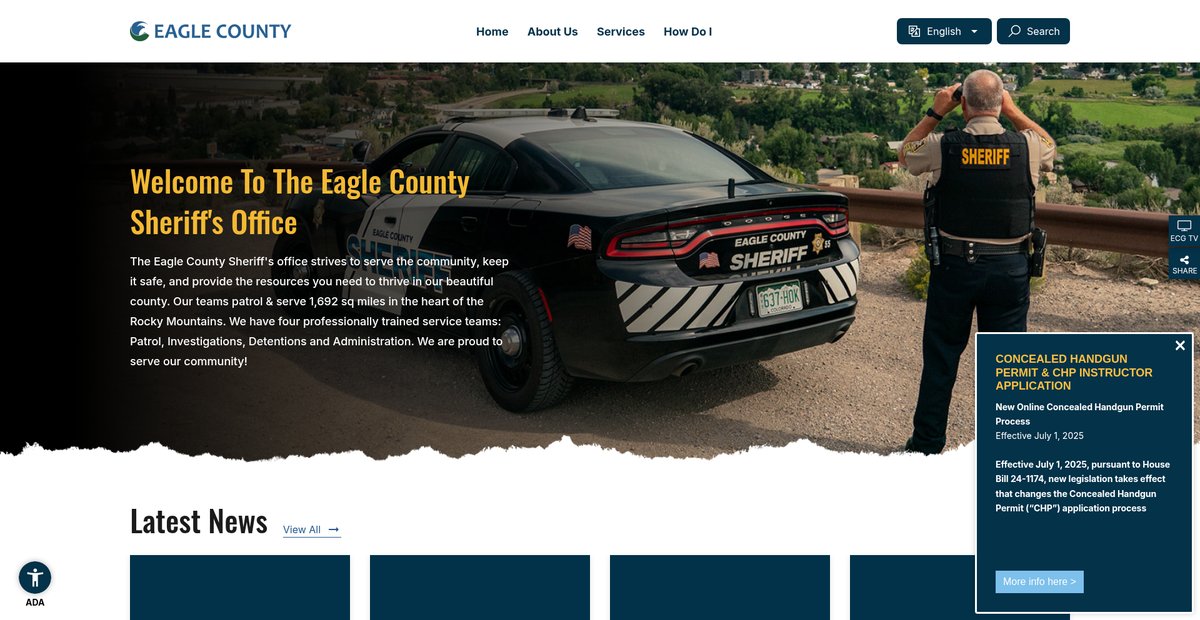 Preview of eaglesheriff.com