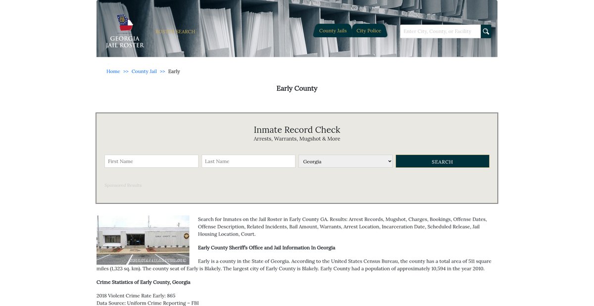 Preview of georgiajailroster.com