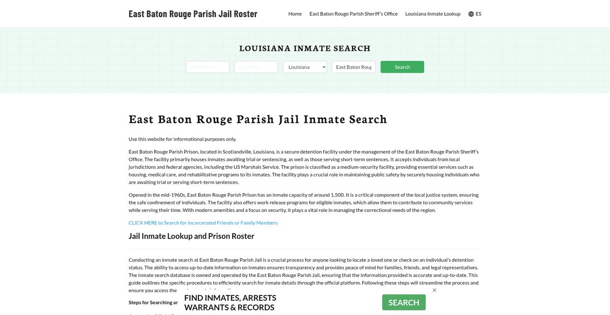 Preview of eastbatonrougeparishjail.org