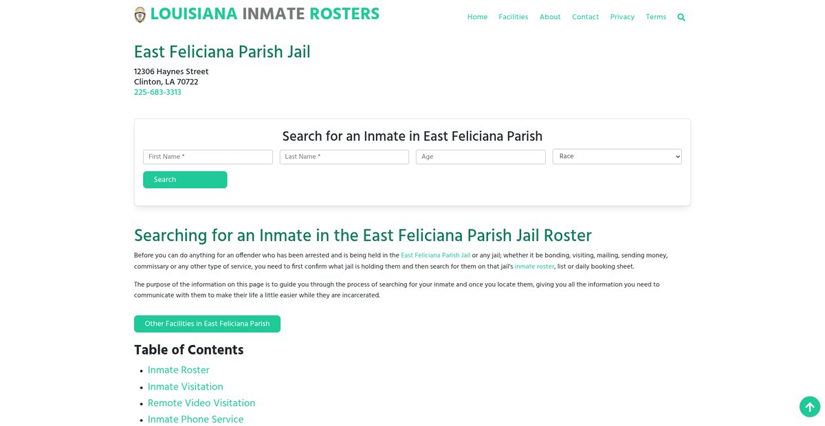 Preview of louisianainmaterosters.org