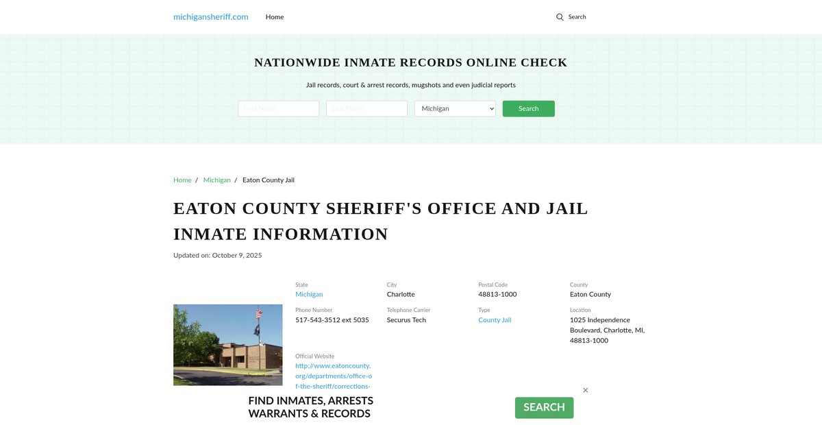 Preview of michigansheriff.com