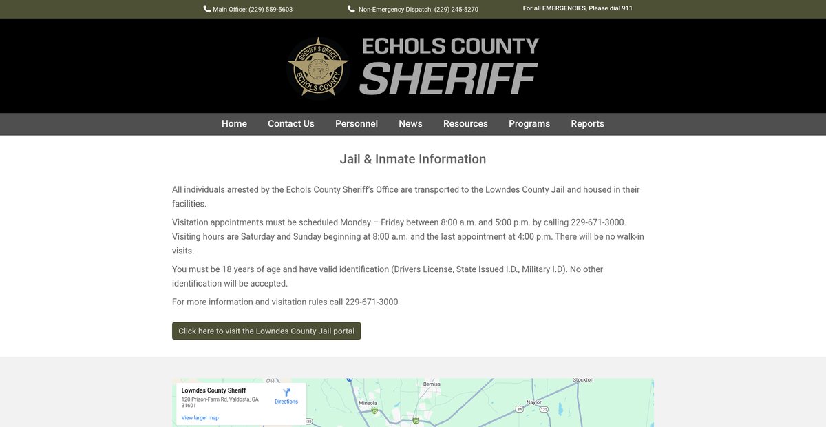 Preview of echolscountysheriff.com
