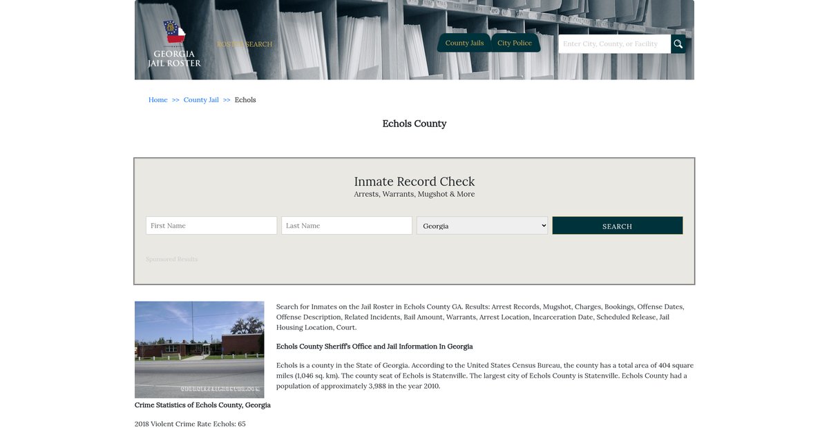 Preview of georgiajailroster.com