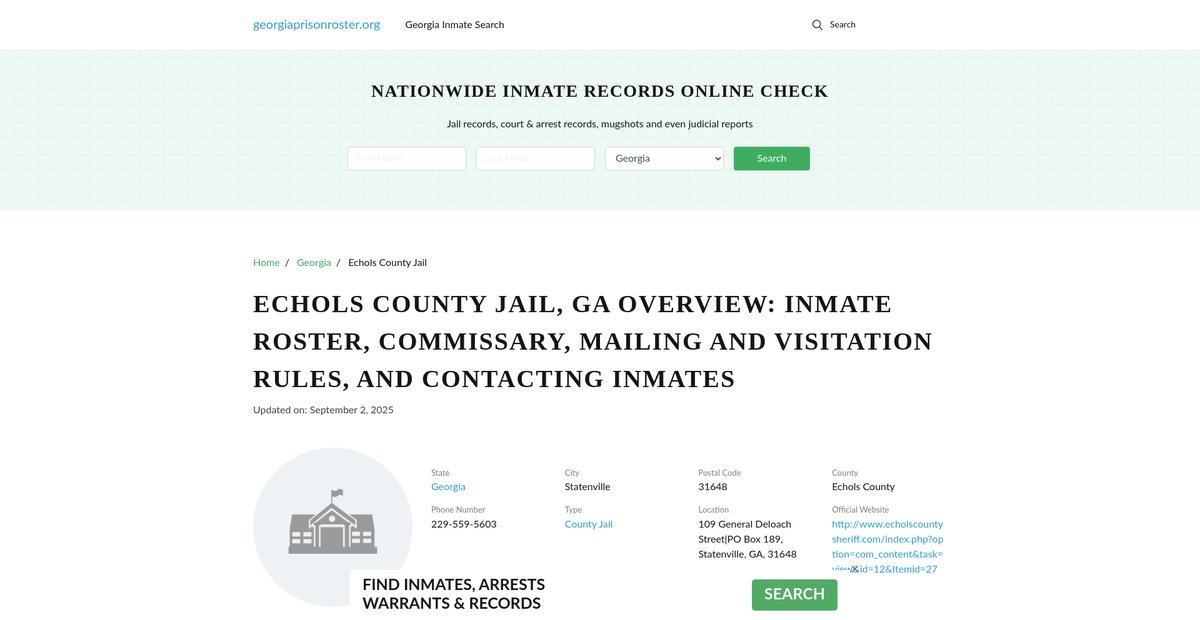 Preview of georgiaprisonroster.org