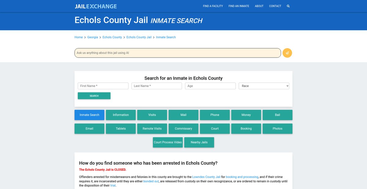 Preview of jailexchange.com