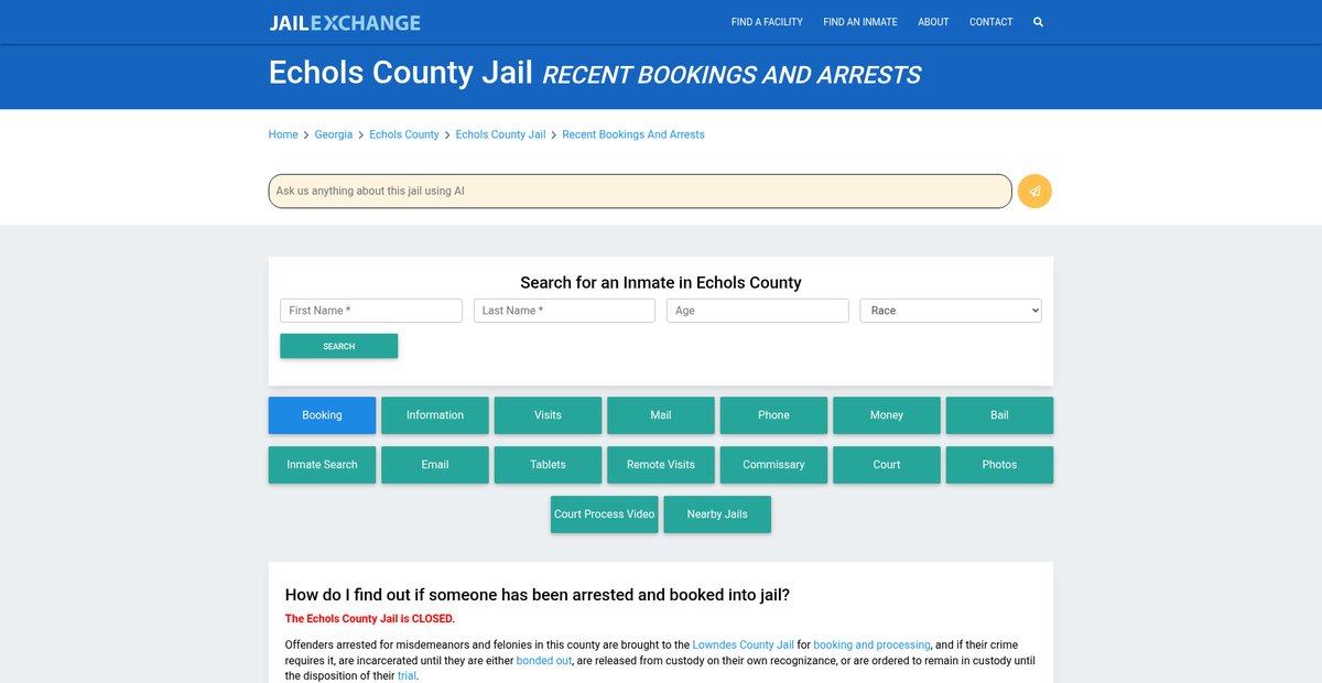 Preview of jailexchange.com