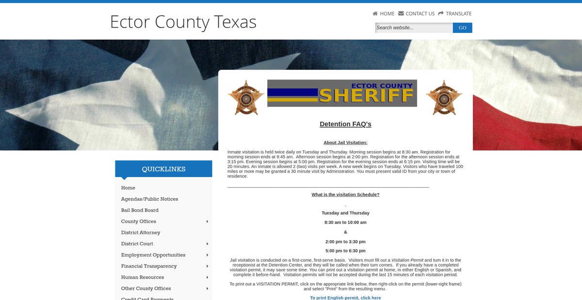 Preview of co.ector.tx.us