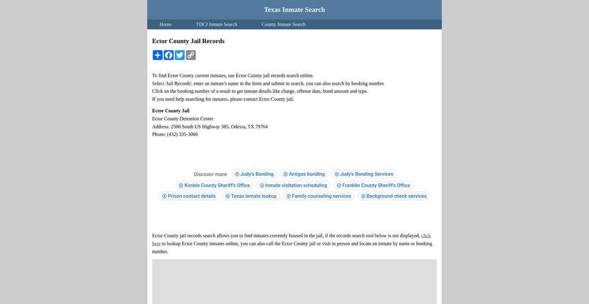 Preview of inmatesearchtexas.org