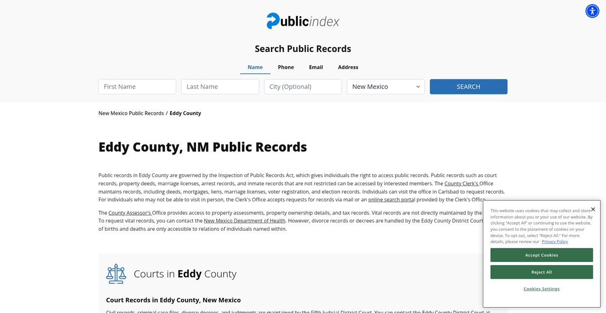 Preview of newmexico.thepublicindex.org