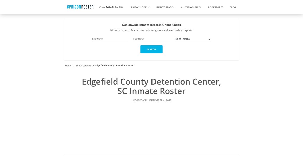 Preview of prisonroster.com