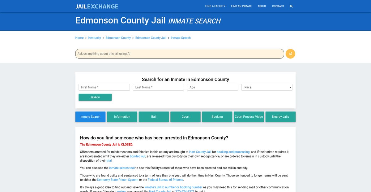 Preview of jailexchange.com