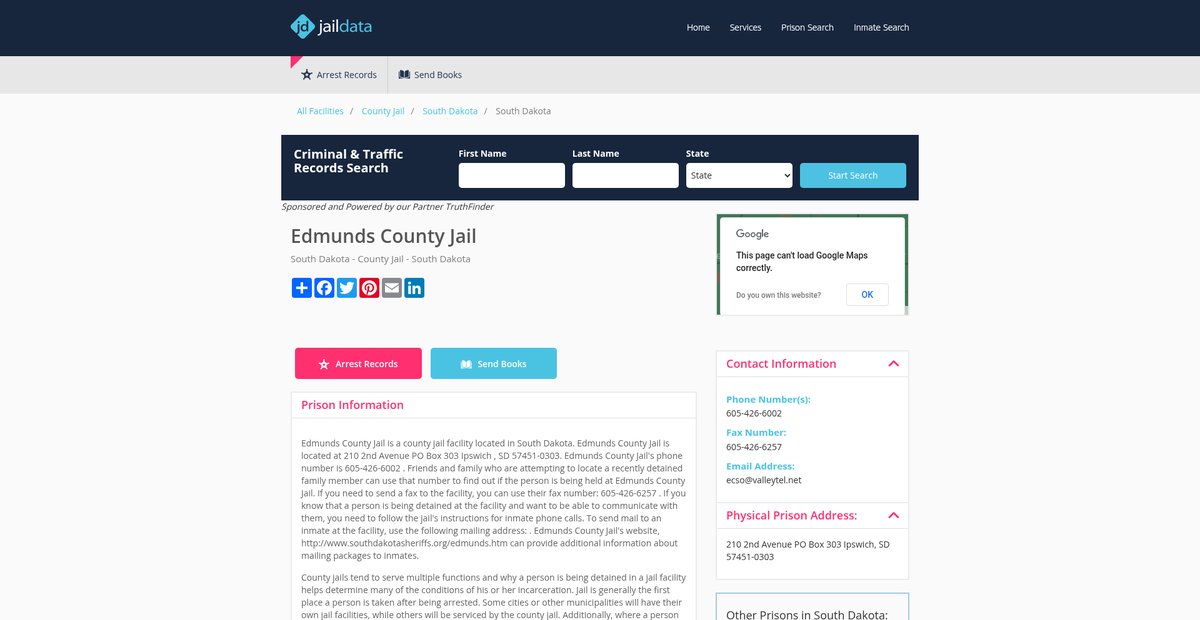 Preview of jaildata.com