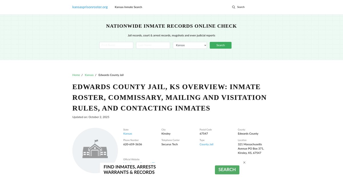 Preview of kansasprisonroster.org