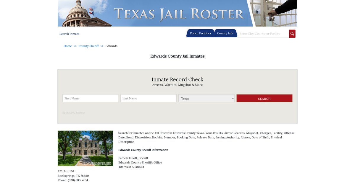 Preview of texasjailroster.com