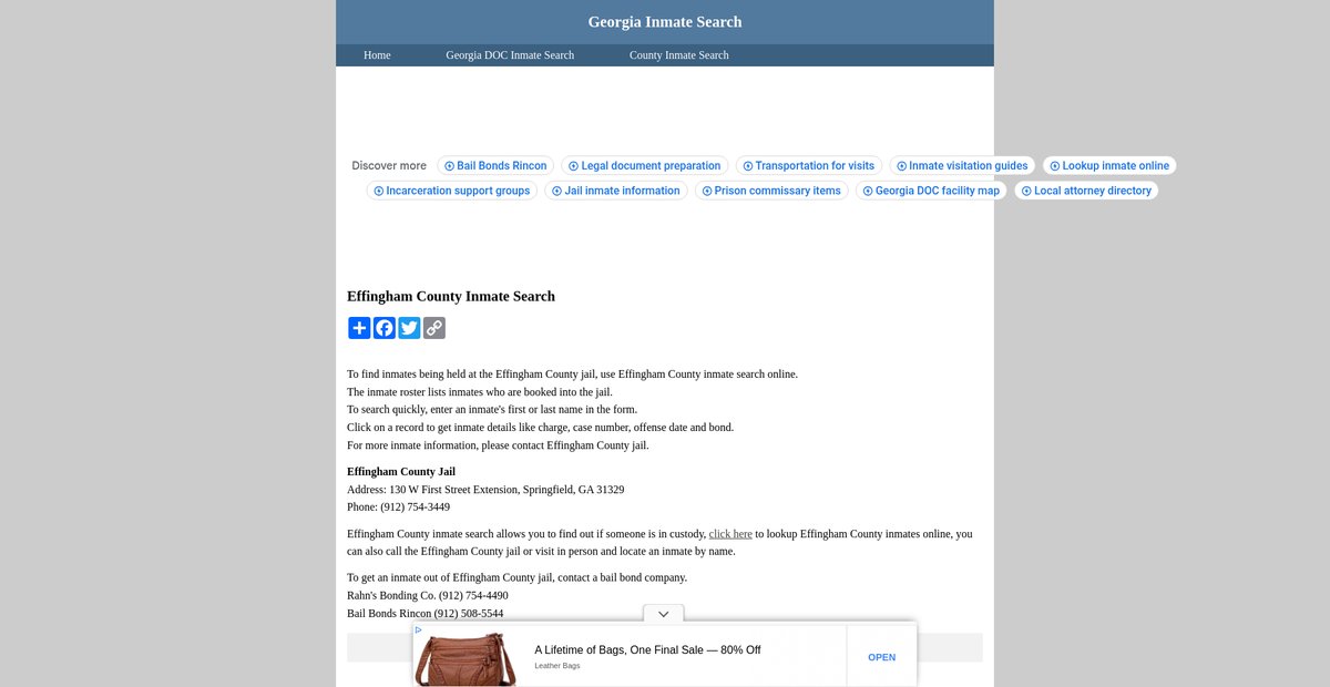 Preview of inmatesearchgeorgia.org