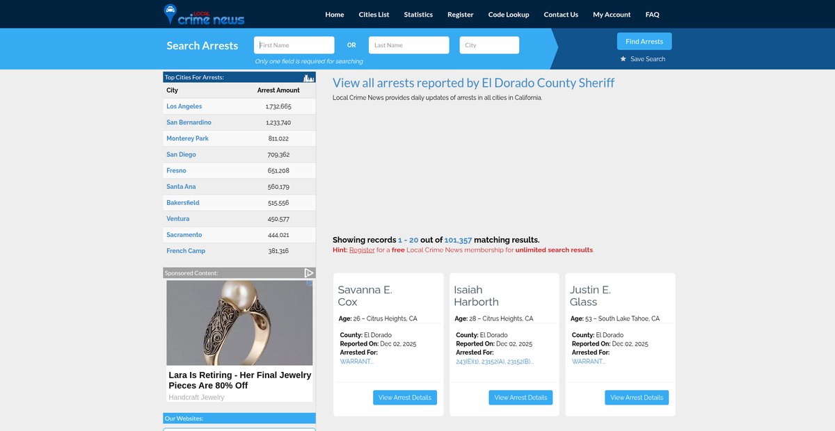Preview of localcrimenews.com